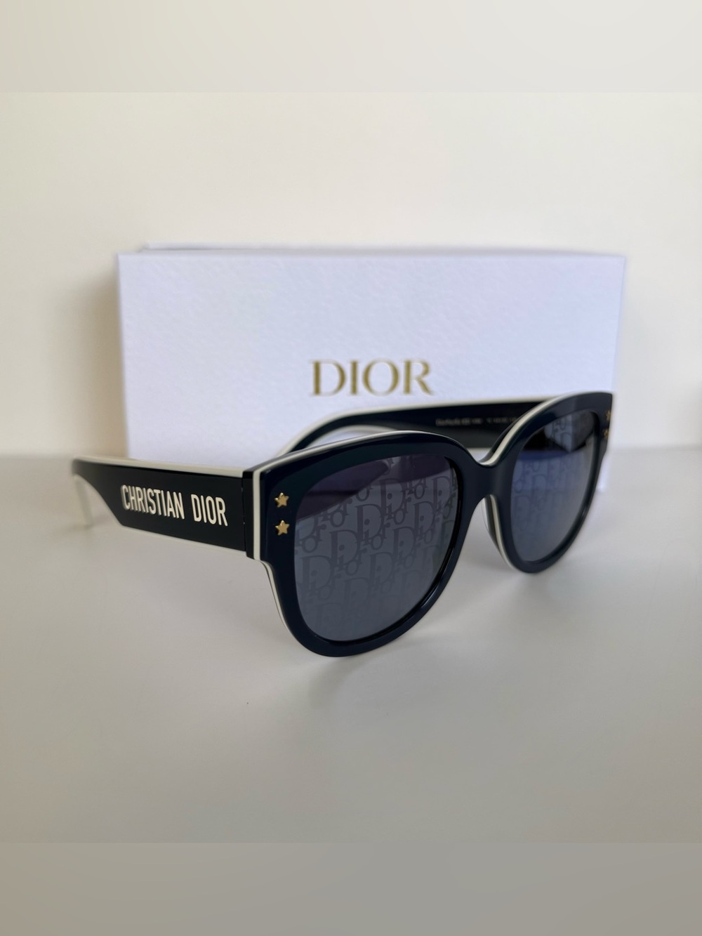NEW!!! Christian Dior DiorPacific B2I 30B8 monogram lenses sunglasses  Authentic